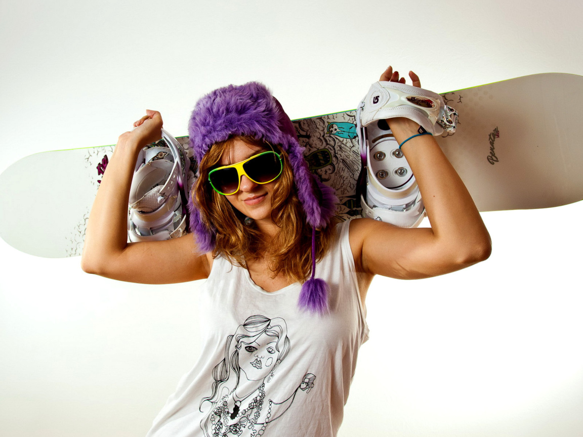 Das Snowboard Equipment Wallpaper 1152x864