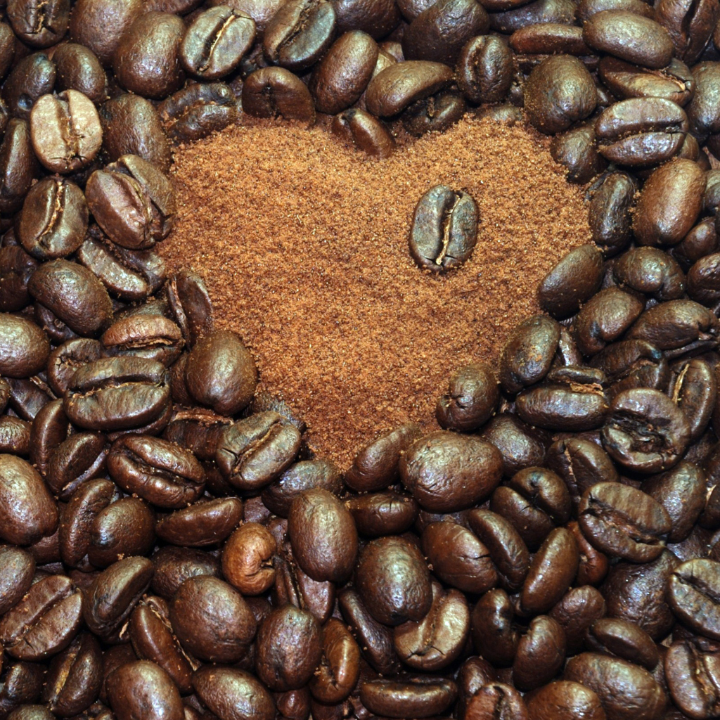 Das In Love With Coffee Wallpaper 1024x1024