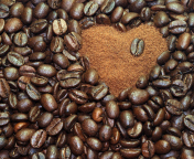 Das In Love With Coffee Wallpaper 176x144