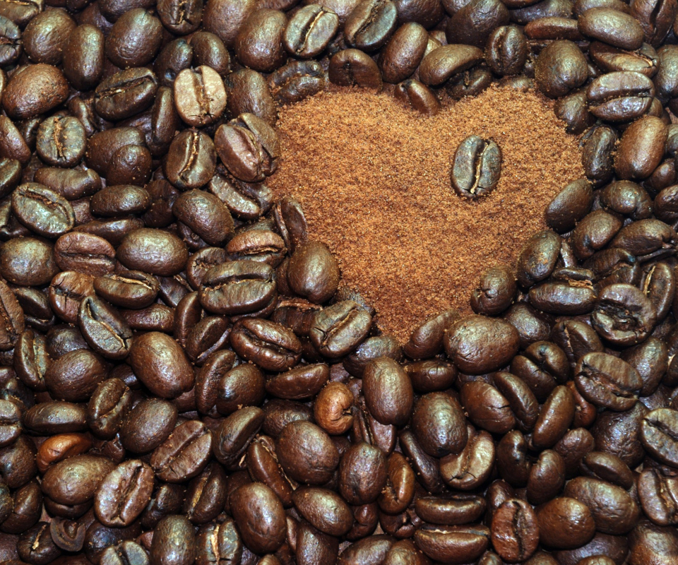 Das In Love With Coffee Wallpaper 960x800