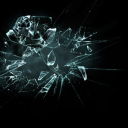 Screenshot №1 pro téma 3D Broken Glass 128x128