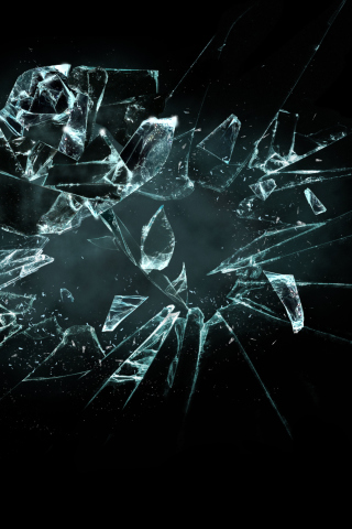 Screenshot №1 pro téma 3D Broken Glass 320x480