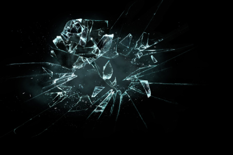 3D Broken Glass screenshot #1 480x320