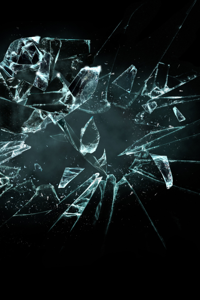 Screenshot №1 pro téma 3D Broken Glass 640x960