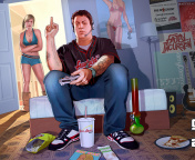 Grand Theft Auto V Jimmy Gamer wallpaper 176x144
