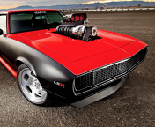 Das Chevrolet Hot Rod Muscle Car with GM Engine Wallpaper 176x144