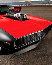 Chevrolet Hot Rod Muscle Car with GM Engine wallpaper 176x220