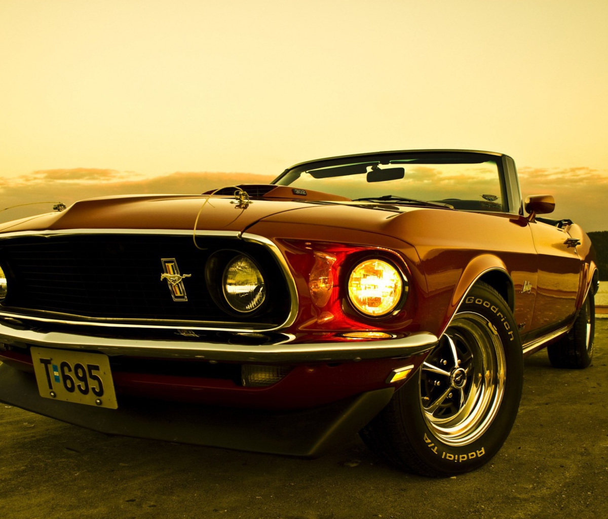 Das 1969 Ford Mustang Wallpaper 1200x1024