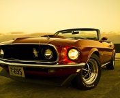 Fondo de pantalla 1969 Ford Mustang 176x144