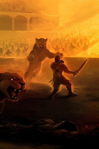 Gladiator Arena Fighting Game screenshot #1 320x480