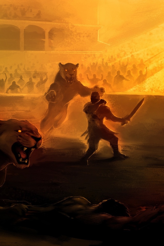 Gladiator Arena Fighting Game screenshot #1 640x960