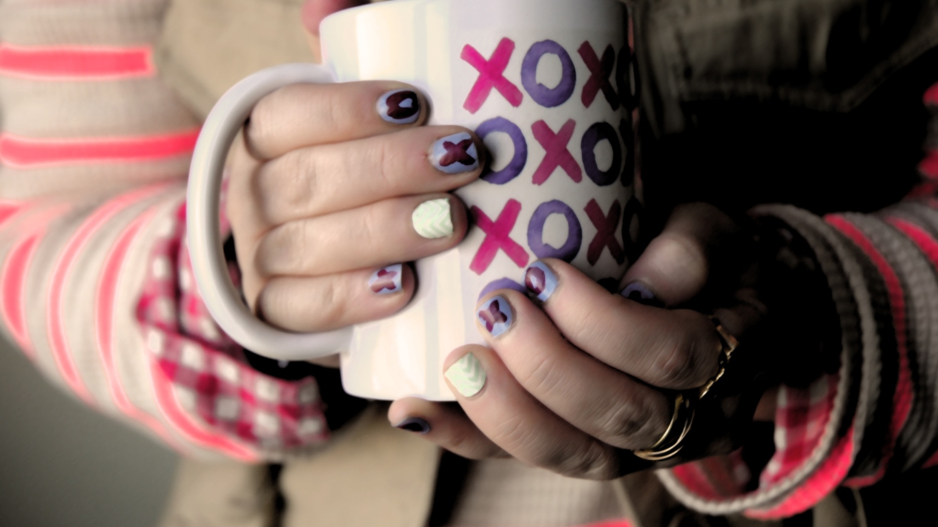 Das Xoxo Cup Wallpaper 1366x768