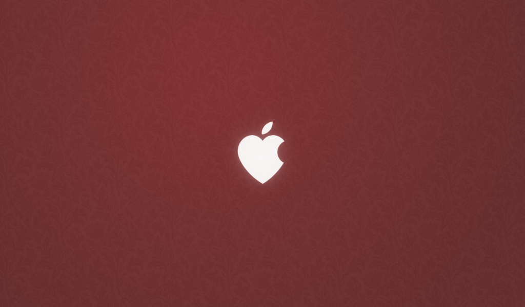 Fondo de pantalla Apple Love 1024x600