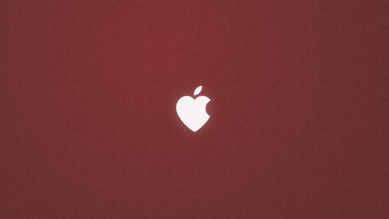 Apple Love wallpaper 1280x720