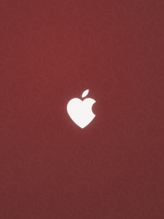 Das Apple Love Wallpaper 240x320