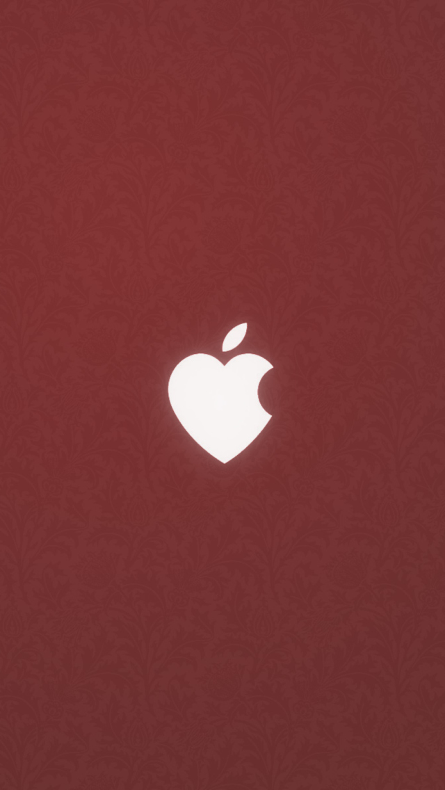 Fondo de pantalla Apple Love 640x1136