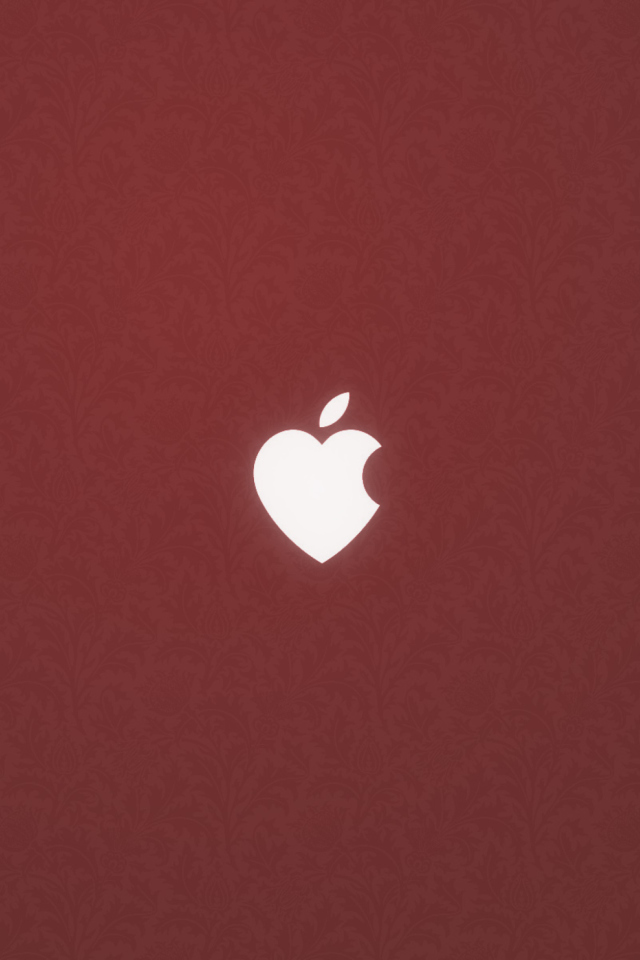 Das Apple Love Wallpaper 640x960