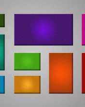 Das Multicolored Squares Wallpaper 176x220