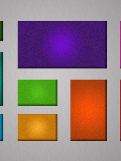 Fondo de pantalla Multicolored Squares 240x320