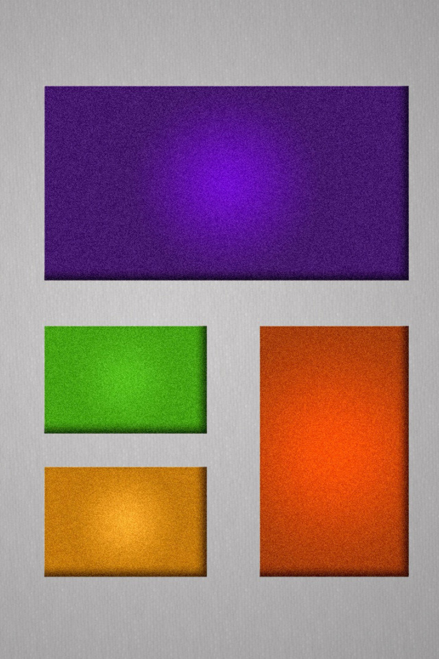 Обои Multicolored Squares 640x960