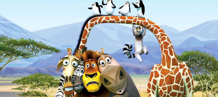 Das Madagascar Wallpaper 720x320