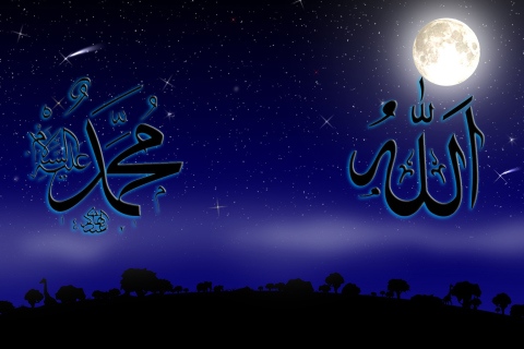 Allah Muhammad Islamic screenshot #1 480x320