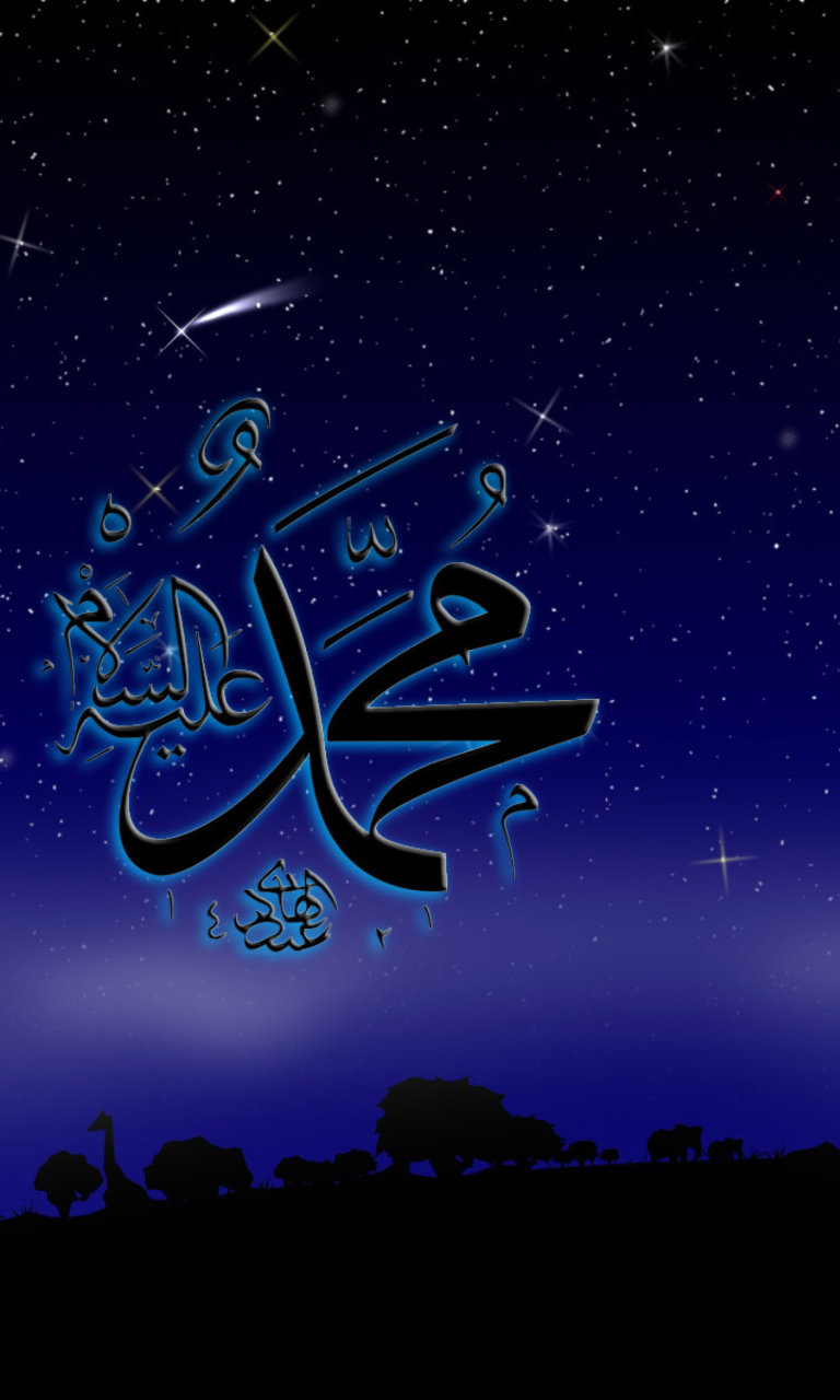 Allah Muhammad Islamic wallpaper 768x1280