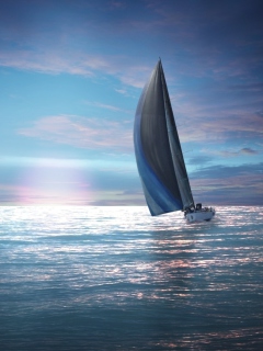 Fondo de pantalla Sailing Boat 240x320