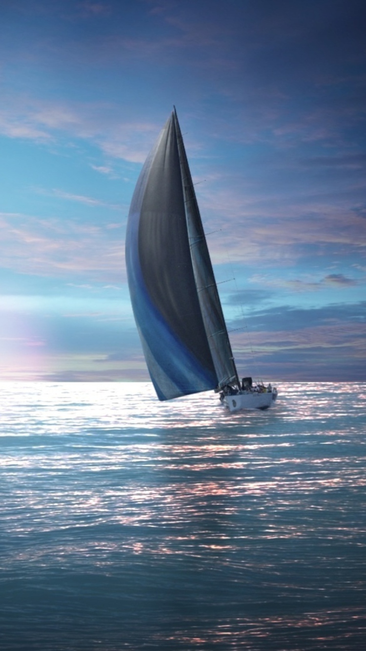 Sfondi Sailing Boat 750x1334