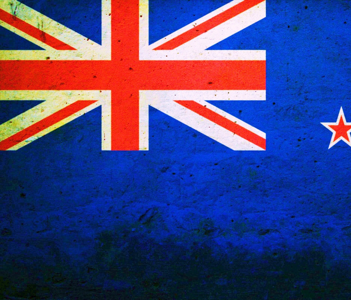Flag of New Zealand wallpaper 1200x1024