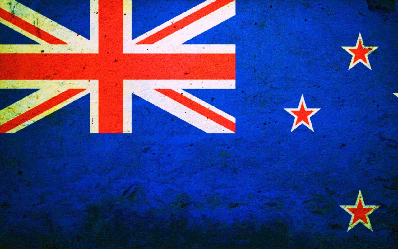 Fondo de pantalla Flag of New Zealand 1280x800