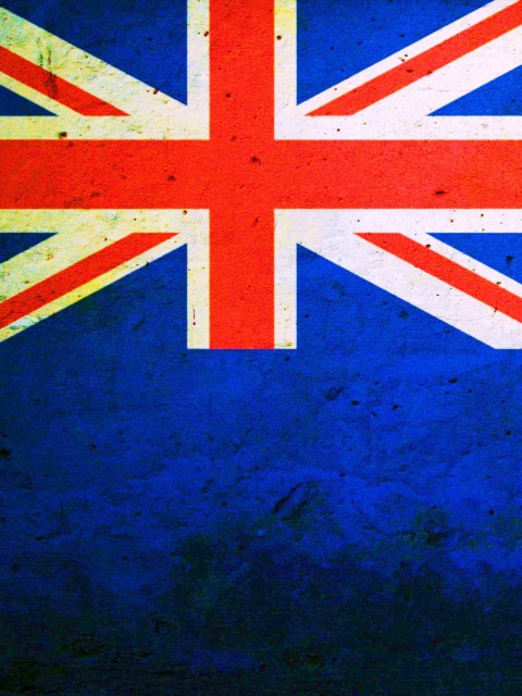 Das Flag of New Zealand Wallpaper 480x640