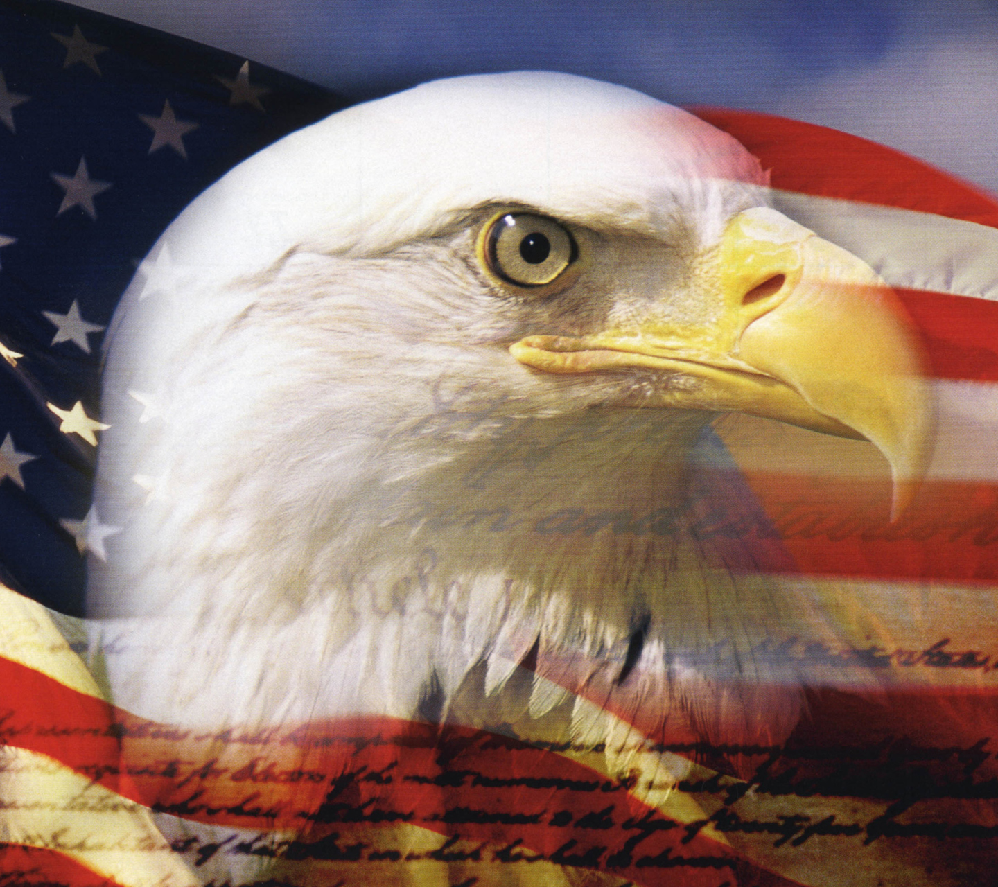 Das USA Flag Wallpaper 1440x1280