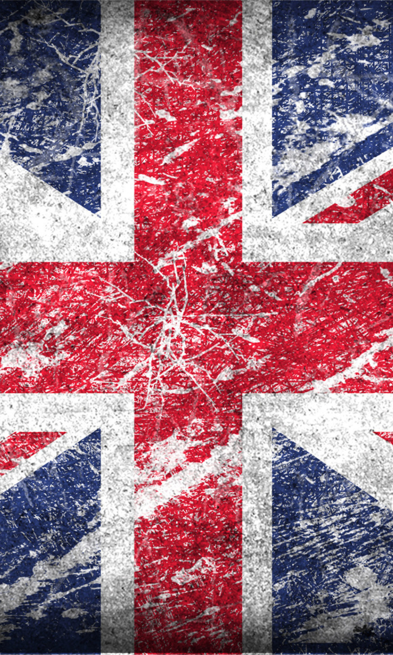 Обои Union Jack 768x1280