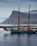 Screenshot №1 pro téma Bay Faroe Islands, Denmark 128x160