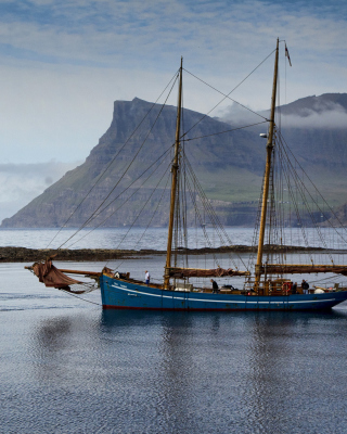 Bay Faroe Islands, Denmark Background for Nokia C5-06