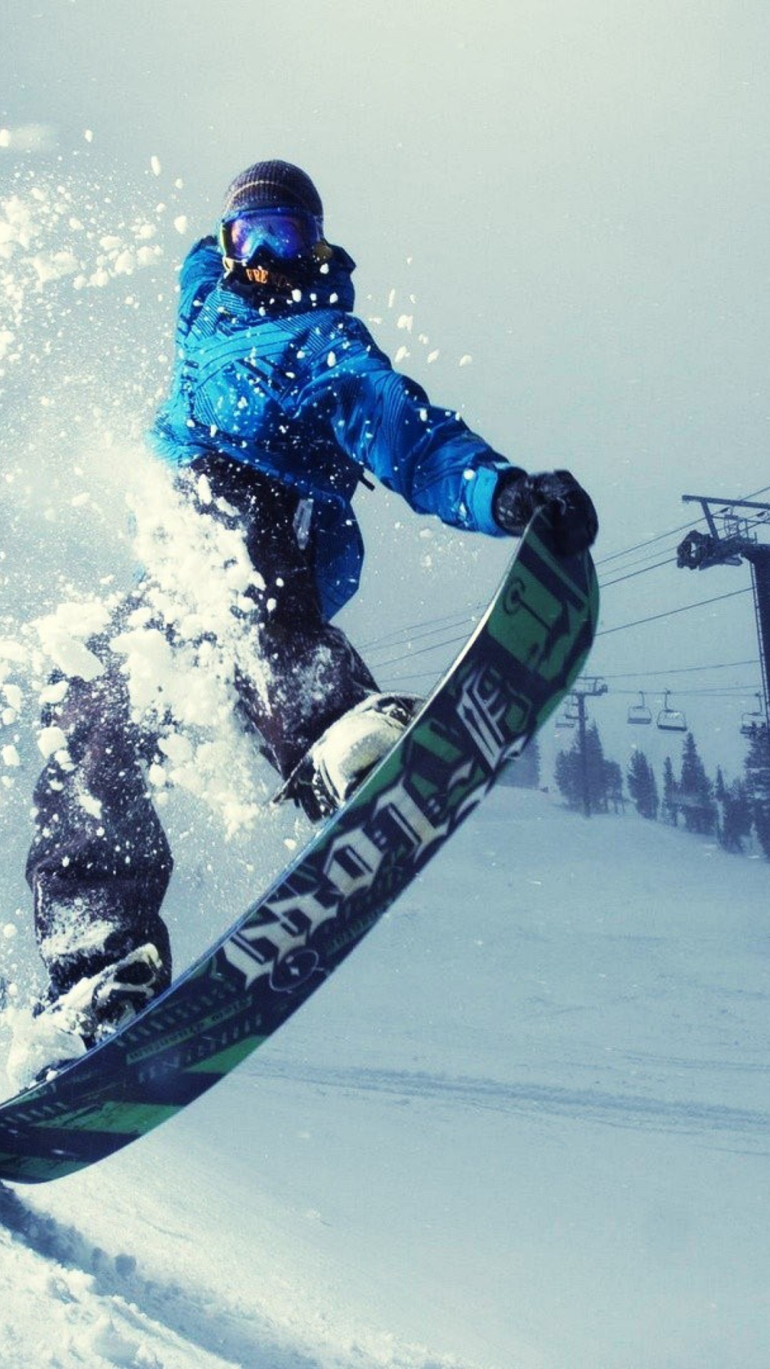 Snowboarder wallpaper 1080x1920