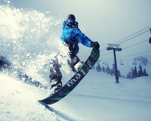 Snowboarder wallpaper 220x176