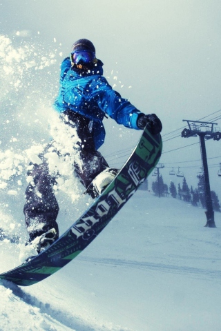 Snowboarder screenshot #1 320x480