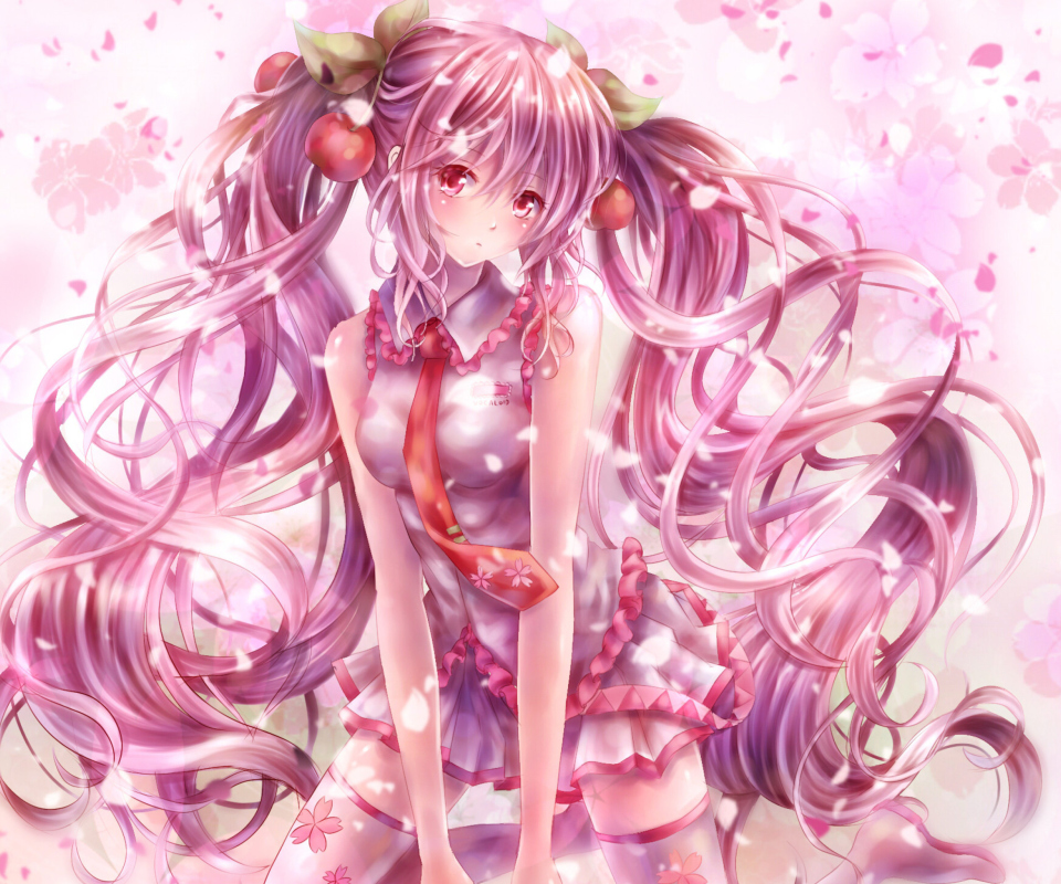 Screenshot №1 pro téma Vocaloid, Sakura Miku 960x800