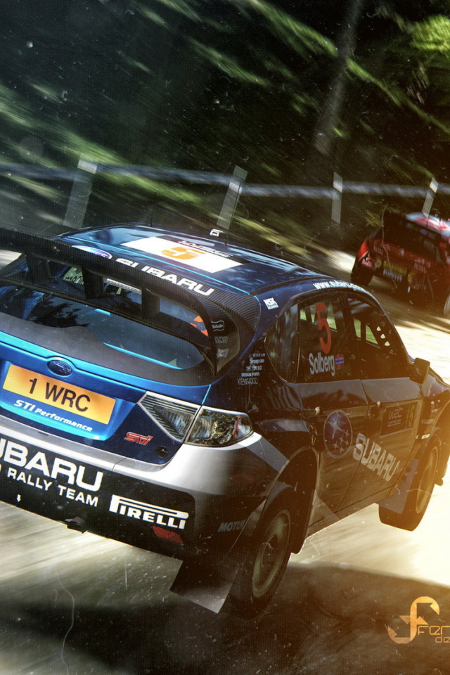 Fondo de pantalla Gran Turismo 5 Rally Game 640x960