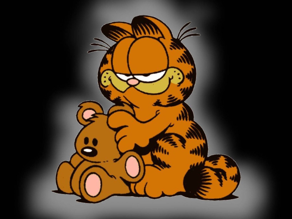 Fondo de pantalla Garfield 1024x768