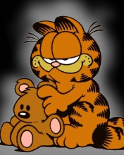 Обои Garfield 176x220
