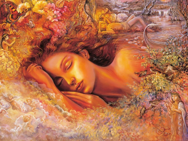 Обои Josephine Wall Paintings - Dream 640x480