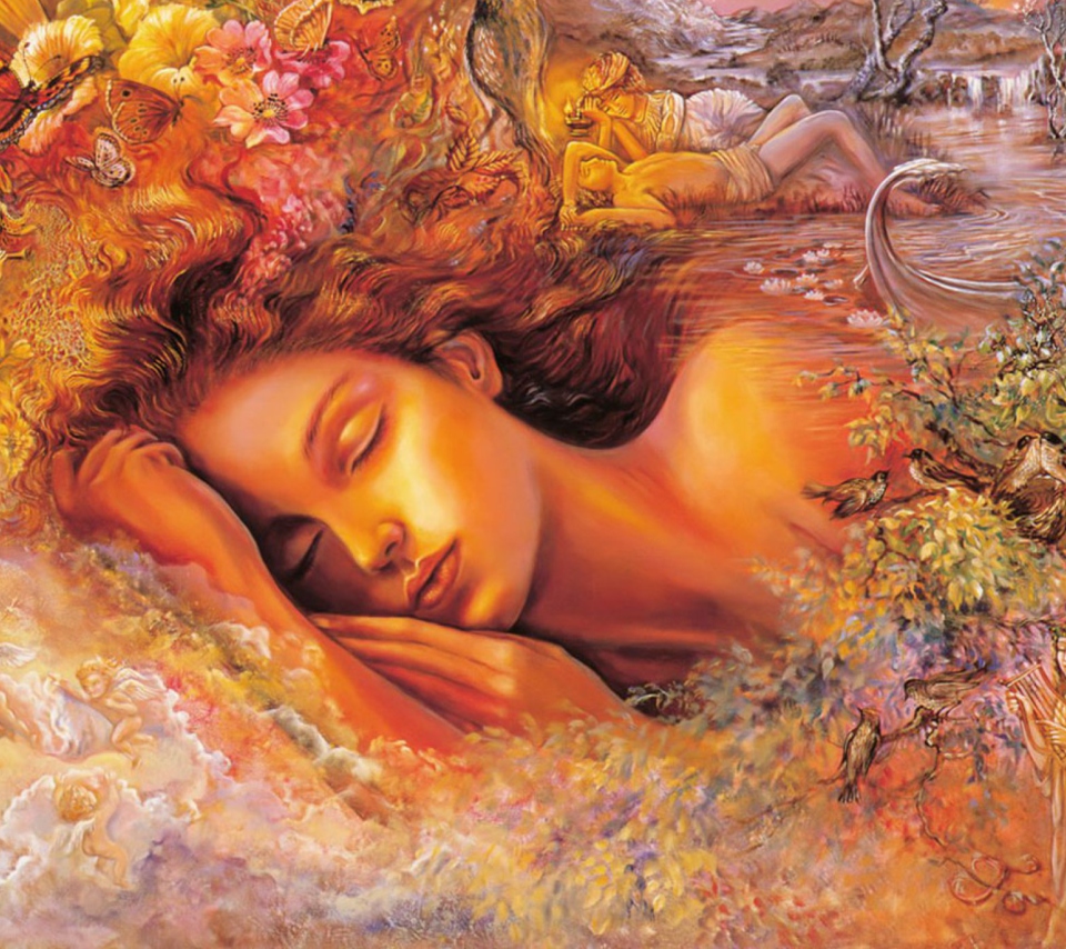 Josephine Wall Paintings - Dream screenshot #1 960x854