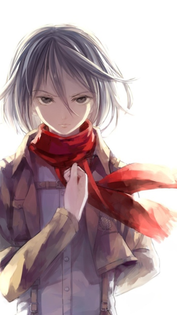 Fondo de pantalla Mikasa Akerman 360x640