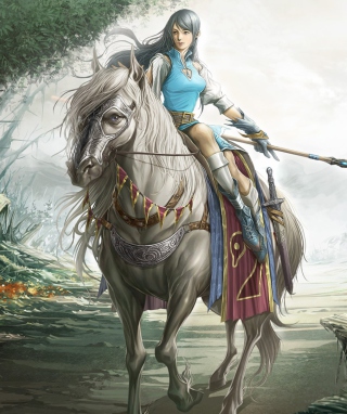 Girl On A Horse - Fondos de pantalla gratis para iPhone SE