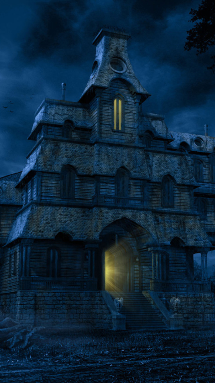 A Haunted House wallpaper 750x1334