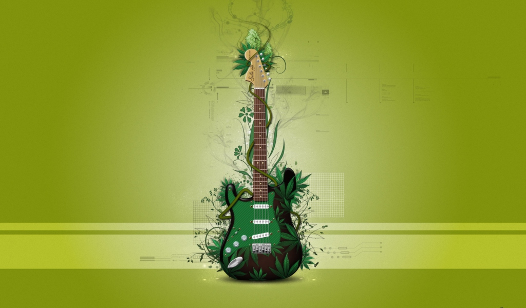 Fondo de pantalla Music Guitar 1024x600