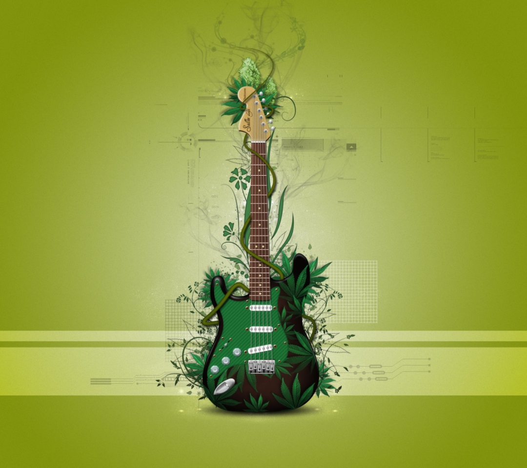 Das Music Guitar Wallpaper 1080x960